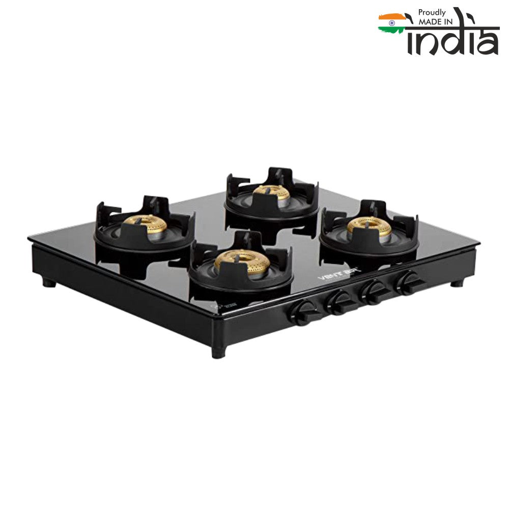 Aura 402 Glass Gas Stove (4 Burners)