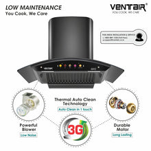 Load image into Gallery viewer, Innova 90 Smart Auto Clean Chimney (Motion Sensor, 90cm, 1400 m3h, 11° Baffle Filter)
